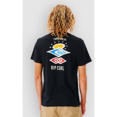 Rip Curl Search Icon T-shirt Met Korte Mouwen Zwart XL Man