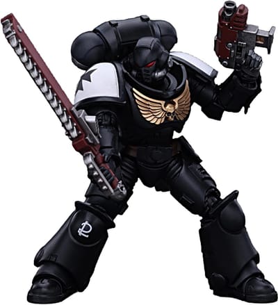 Warhammer 40K 1/18 Actiefiguur Ruimtesoldaat Zwarte Tempeliers Verzamelfiguur 13.5 cm