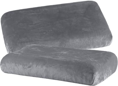 Dailygoods- Kussenslopen Set van 2 - Pluche Kussenslopen - Geschikt voor Nek- en Gezondheidskussen - Ademend en Onderhoudsvriendelijk - 45-60 x 30-40 cm - Elastisch en Huidvriendelijk - Kussenhoezen