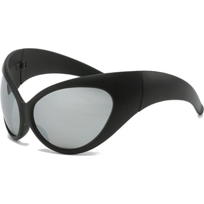 Y2K Luxe Designer Oversized Kattenoog Zonnebril Vintage Punk Groot Montuur voor Dames Heren Rijden Sport Bril