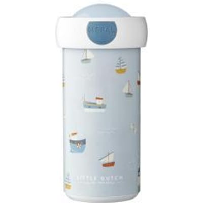 Mepal Schoolbeker Campus Little Dutch - 300 ml - Sluit goed af - Drinkbeker voor kinderen - Sailors Bay