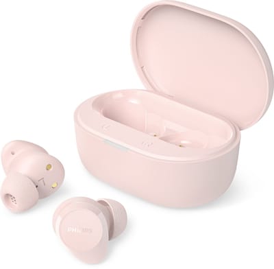 PHILIPS TAT1300PK - True Wireless Oordopjes - Bluetooth 6.0 - Tot 24 Uur Batterijduur - IPX4 Waterbestendig - Roze