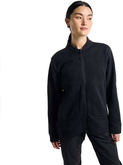 Burton Runin Fleece Met Volledige Rits Zwart M Vrouw