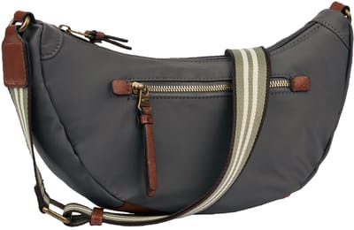 camel active Schoudertas Bari Banana Bag Dark Grey Donkergrijs