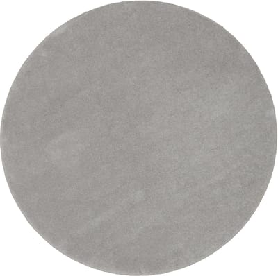 the carpet Marley Elegante Designer Vloerkleed, Zacht & Onderhoudsvriendelijk, Kortpolig, Woonkamer, Grijs, 200 cm rond