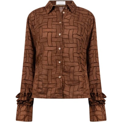 Nukus Blouse lange mouw nkf02107 abbygail