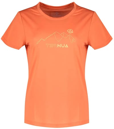 Ternua Framik T-shirt Met Korte Mouwen Oranje S Vrouw