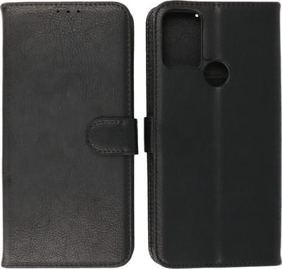 Motorola Moto G50 5G Hoesje - Book Case Telefoonhoesje - Kaarthouder Portemonnee Hoesje - Wallet Case - Zwart