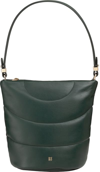 DuDu Barbara Schoudertas Leder 24.5 cm - Dames - mangrove