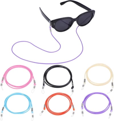 Set van 6 Brilbanden, Kleurige Brilhouders, Koordhouders voor Brillen, Handige Brilaccessoires voor Dames en Heren