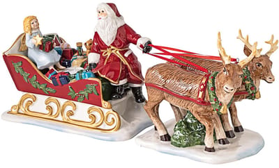 Villeroy & Boch Christmas Toy's Kerstman Met Rendieren En Slee