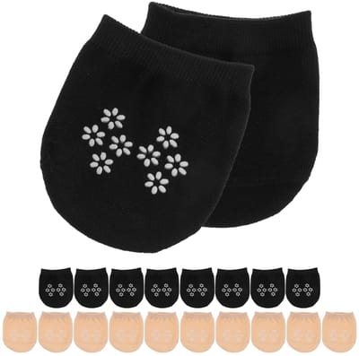 WiseGoods Premium Teensokken - Set Van 10 Paar - Katoenen Yoga Sokken - Anti-Slip - Ademend - One Size - Sokken - Sportsokken