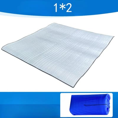 Dubbelzijdige Aluminium Folie Vochtbestendige Mat voor Buiten, Draagbaar Waterdicht Picknick Matras voor Slaapzaal, Huishoudelijke Picknickmat white