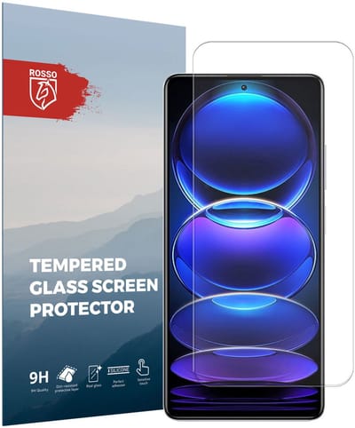 Rosso 9H Tempered Glass Screen Protector Geschikt voor Xiaomi Redmi Note 12 Pro Plus | Glasplaatje | Beschermlaag | Beschermglas | 9H Hardheid