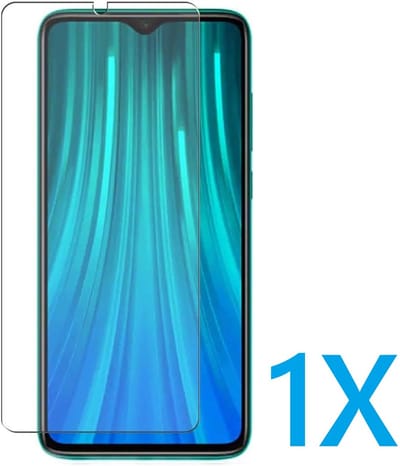 Glasplaatje Geschikt voor: Xiaomi Redmi Note 8T - 1x Screenprotector - screen protector - glas - bescherm - beschermglas