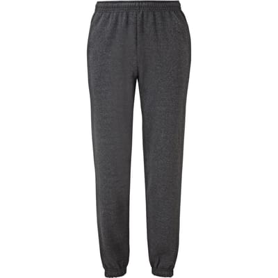 Fruit of the Loom Heren Klassiek Elastisch Manchet Joggingbroek (Donkere Heide Grijs)