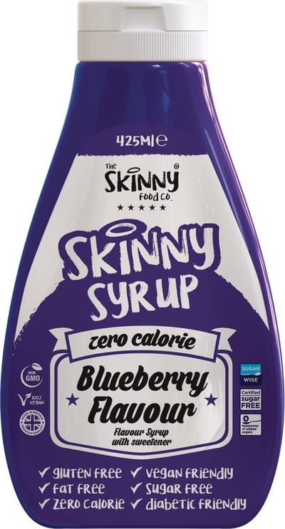 Skinny Foods Skinny Syrup (425ml) Blueberry - Functionele voeding - Sauzen/Siropen