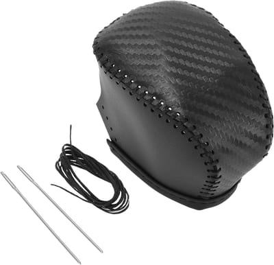 Set Versnellingspookhoes voor Infiniti QX50 2019-2024 | Anti-slip Kunstleer | Zwart Carbon Fiber | Handgreep Bescherming