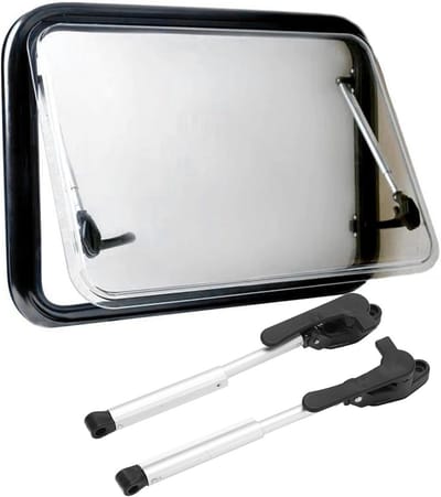 Telescopische Raamstang voor Caravan en Trailer - Verstelbaar 180mm tot 230mm