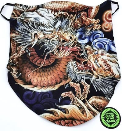 Design Biker sjaals - Biker-sjaal Dragon Fight