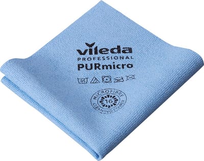 Vileda microvezeldoek Purmicro Active | pak van 5 stuks | blauw