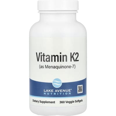 Lake Avenue Nutrition, vitamine K2 (ménaquinone-7), 50 mcg, 360 gélules végétales molles