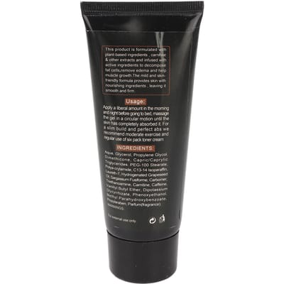 Buikspiercrème Versnel Zweetvetverbranding Verbeter Circulatie Lichaamsvormende Crème 60g black