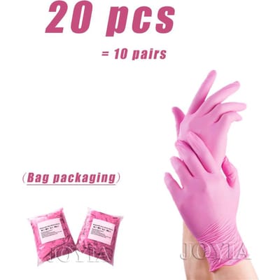 Roze Nitril Wegwerphandschoenen 50 100 XS Klein Vrouw Meisje Kinderen Huishoudelijke Schoonmaak Salon XS Handschoen Zwart Latex Poedervrij S M L XS