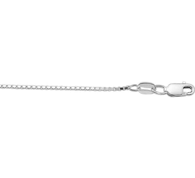 YO&NO - Ketting - Zilver - Venetiaans -  1,3mm - 45cm - Sieraden vrouw - Heren - Zilver 925