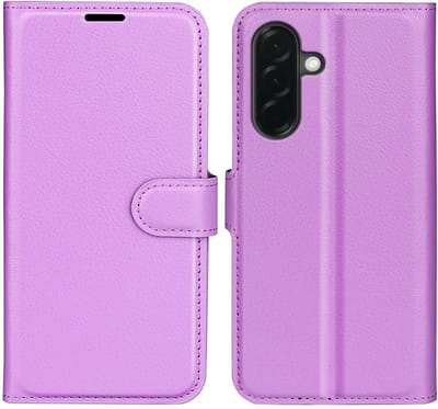 Coverup Hoesje - Geschikt voor Samsung Galaxy A37 Hoesje - Coverup Book Case - Paars