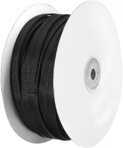 Gevlochten Kabelhuls - Kabelbescherming - Kabelbeheer - Ultra Uitbreidbaar - 30M 8-20mm - Zwart