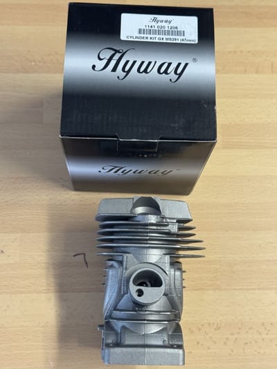 Cilinder met Zuiger HYWAY passend op MS291 47 MM OEM 1141 020 1206
