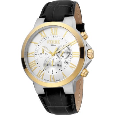 Ferre Milano Heren Horloge FM1G177L0041 44mm 10 ATM Swiss-Made