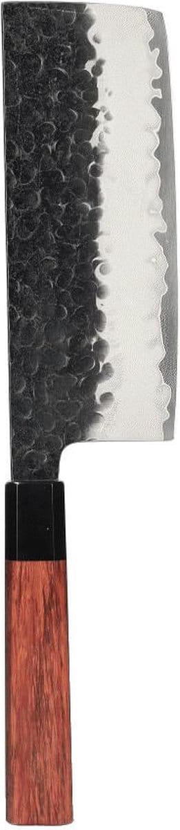 Shinrai Knives - Kurayami - Damascus Nakirimes - 18 cm - Vlijmscherp - Luxe Cadeaubox - Traditioneel Japans Design