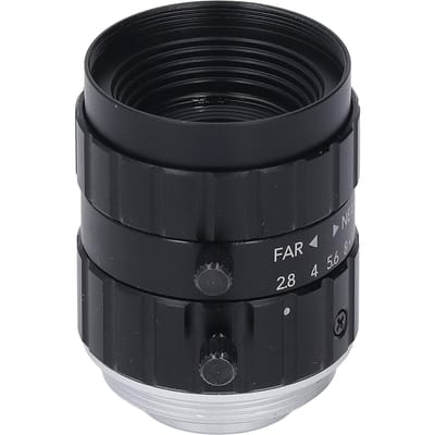 Objectif Monture C 12MP 2 3 25mm Longueur Focale Ouverture F2.8 Haute Résolution Faible Distorsion Grand Angle Objectif Industriel