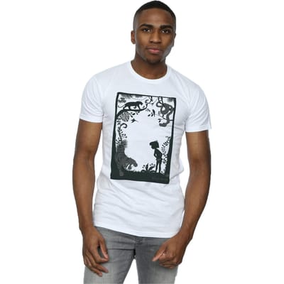Disney Heren The Jungle Book Poster T-shirt (Wit)