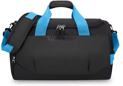 KZQ Reistas Voor Dames En Heren - Waterdichte Weekendtas Met Handgrepen - Groot Model 48x24x28 cm - Zwartblauw