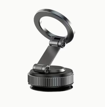 Universele magnetische telefoonhouder voor de auto met extra sterke zuignap. 360° draaibaar, uitschuifbaar en opvouwbaar voor perfect zicht tijdens het rijden. Gemaakt van duurzame zinklegering. Inclusief 4-delige set. Geschikt voor alle smartphones.