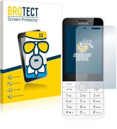 BROTECT - Screenprotector voor Nokia 230 - Folie Beschermfolie Beschermglas matte