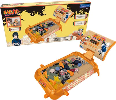 Naruto elektronische tafelflipperkast met geweldig ontwerp, geluiden, verlichting en digitale scores tot play alone of challenge uw friend