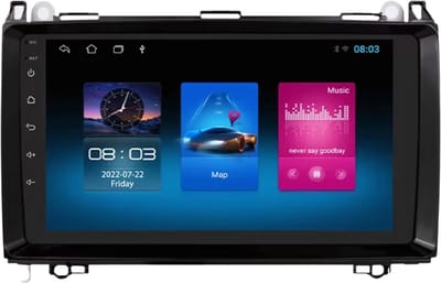 Autoradio met bluetooth - Carplay - Voor Mercedes-Benz B-Klasse / Sprinter W906 / Viano / Vito W639 - Geschikt voor Apple en Android - Stereo - Navigatie - Navigatiesysteem auto - 1GB 16GB