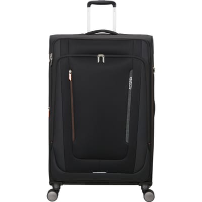 American Tourister trolley Wanderlite Spinner Exp. TSA Shadow Black zwart 80cm