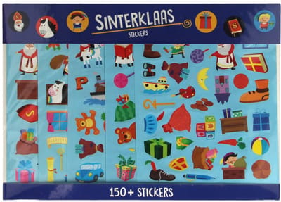 Sinterklaas Stickers +/- 150 stuks | Schoencadeau | Sint-tip - Sint Stickers - Sinterklaas decoratie - Sinterklaas versiering