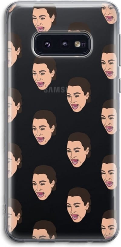 Case Company® - Hoesje geschikt voor Samsung Galaxy S10e hoesje - Ugly Cry Call - Soft Cover Telefoonhoesje - Bescherming aan alle Kanten en Schermrand