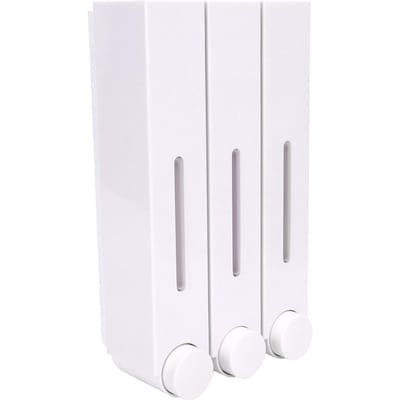 Wandmontage Douche Vloeibare Zeepdispenser Drie Hoofden Shampoo Dispensers voor Hotelbadkamer Type 1