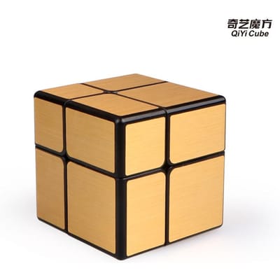 Cube Miroir 2x2 3x3 Or et Argent Cube Anti-Stress Forme Spéciale Cube de Vitesse Jouet Puzzle Puzzle Enfant Jouet Cadeau