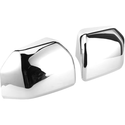 Cache-Rétroviseur Latéral Cadre Décoratif Garniture Bague Décorative Compatible pour Ford F150 2015‑2020 Couleur Placage white