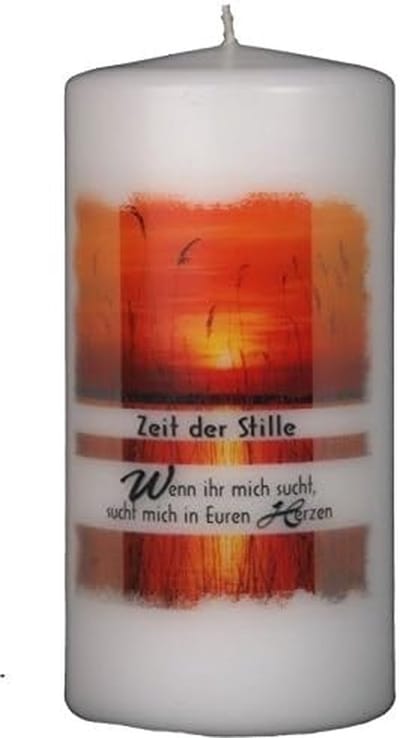Herdenkingskaars - Troostkaars - Sfeervol Moment - Warme Gloed - 8x8x20cm - Wit