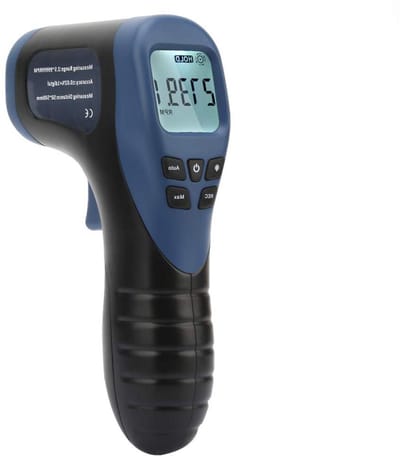 Digitale Toerenteller - RPM-meter Snelheidstester - Motoren Controleren - LCD Achtergrondverlichting - 99999 RPM - Grijs