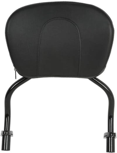Motor Rugleuning - Sissy Bar - Comfortabel Reizen - Afneembaar Ontwerp - 41x35x12 cm - Zwart